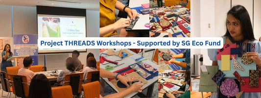 Zero Waste Fashion Waste Upcycling Workshops Singapore | CSR Sustainability Activities Singapore