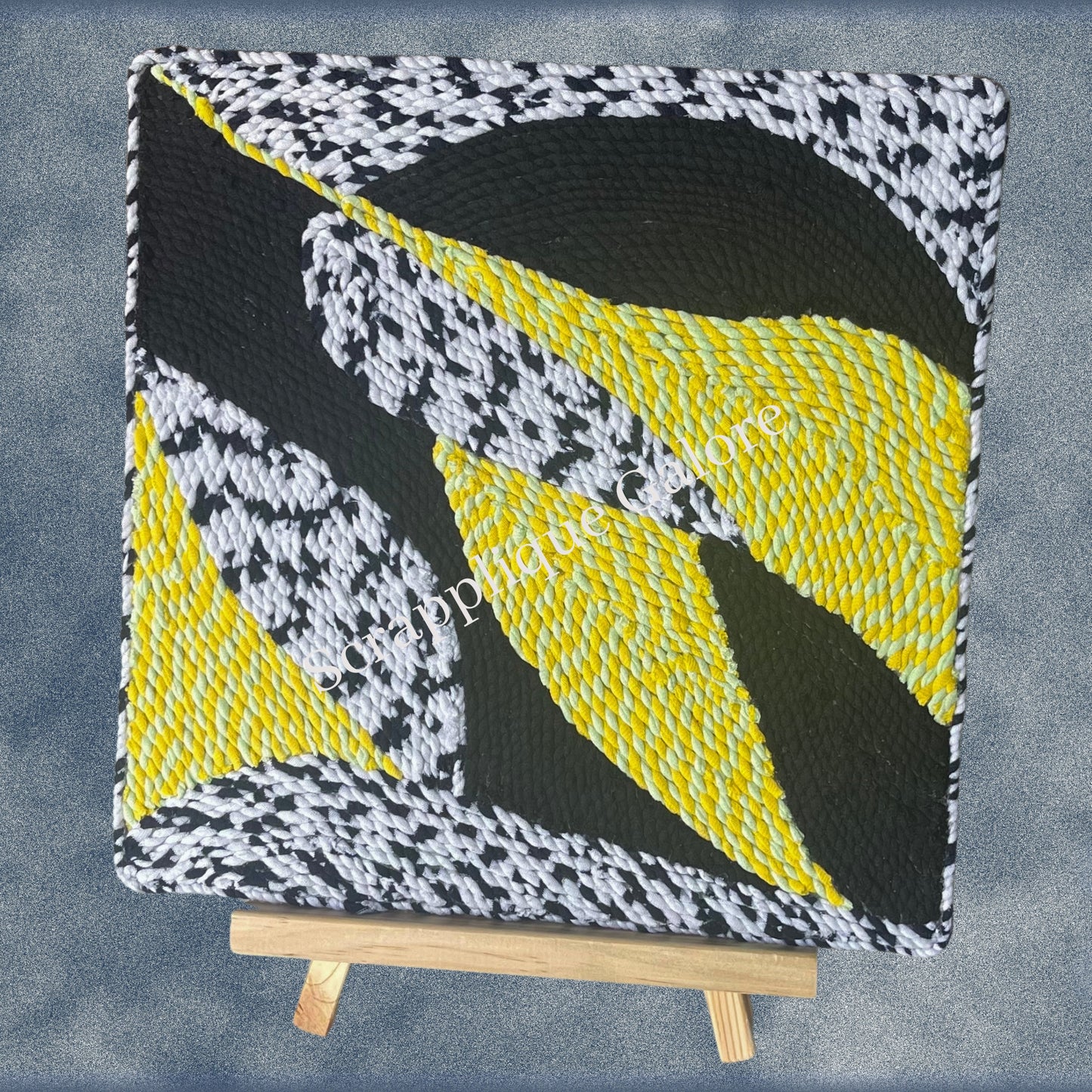 Textillusion Bee-Loom Illusion Echoes of Pollination (Sustainable Art by Roopa)