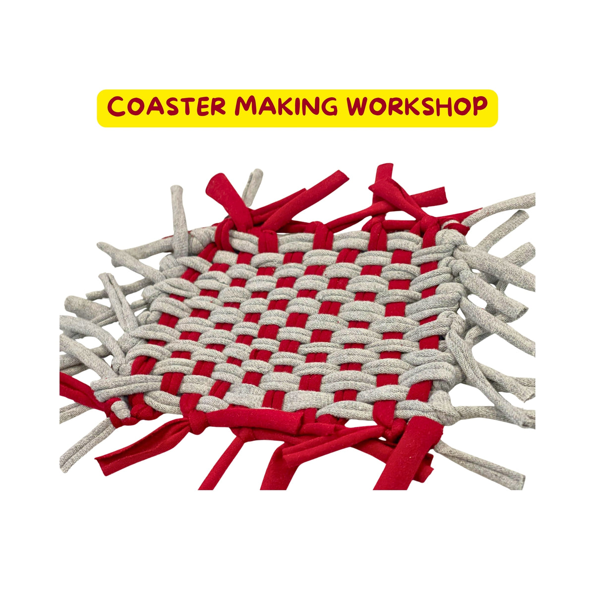Corporate Upcycling Workshops Singapore Coaster Weaving Workshop Textile Waste Upcycling Workshops Singapore