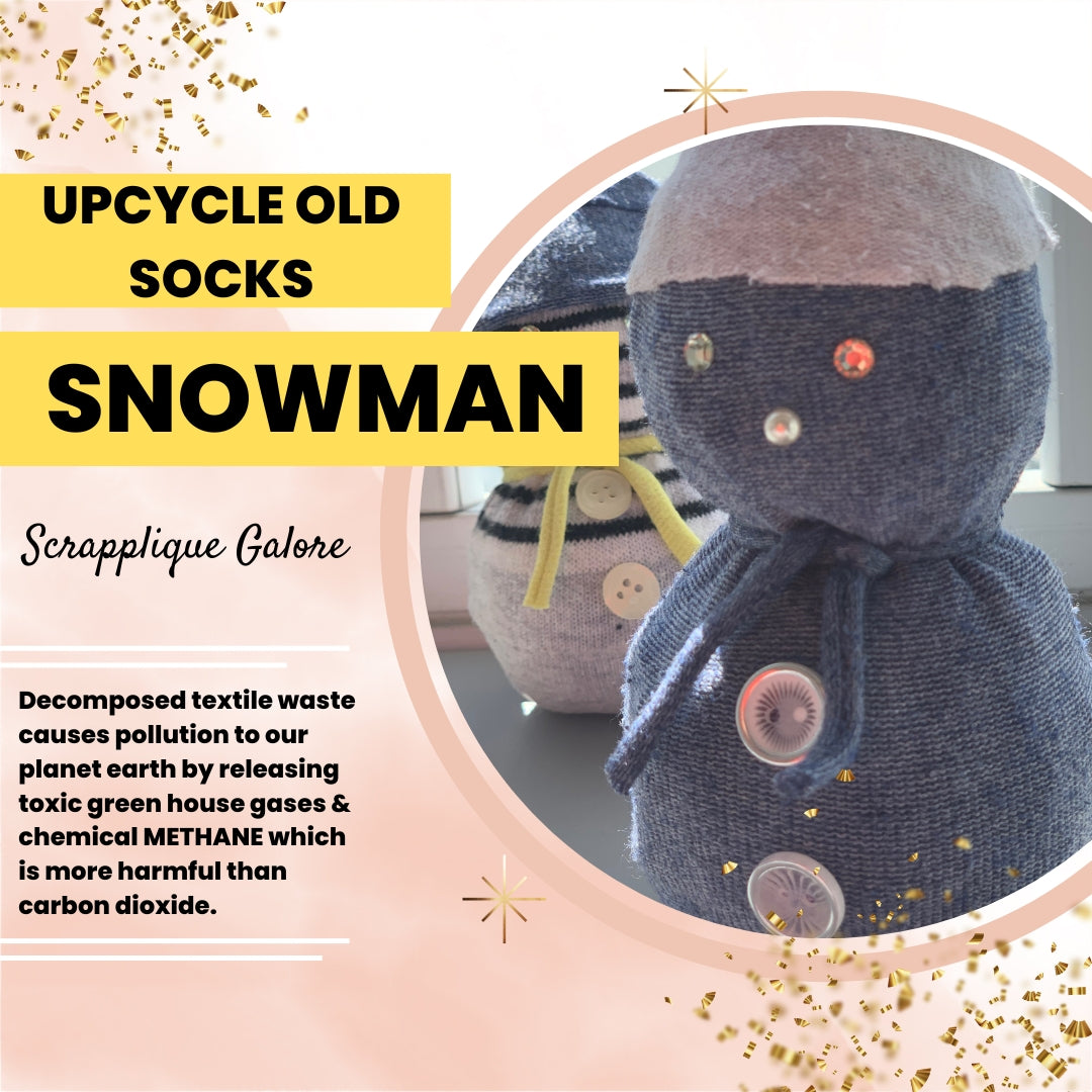 Snowman Workshop Singapore Fashion Waste Upcycling Workshop Build a Snowman In Singapore