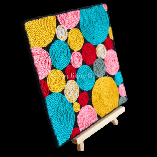 Enchanted Rainbow Textile Art Wall Decor | Textillusion Fabric Wall Art Decor Singapore