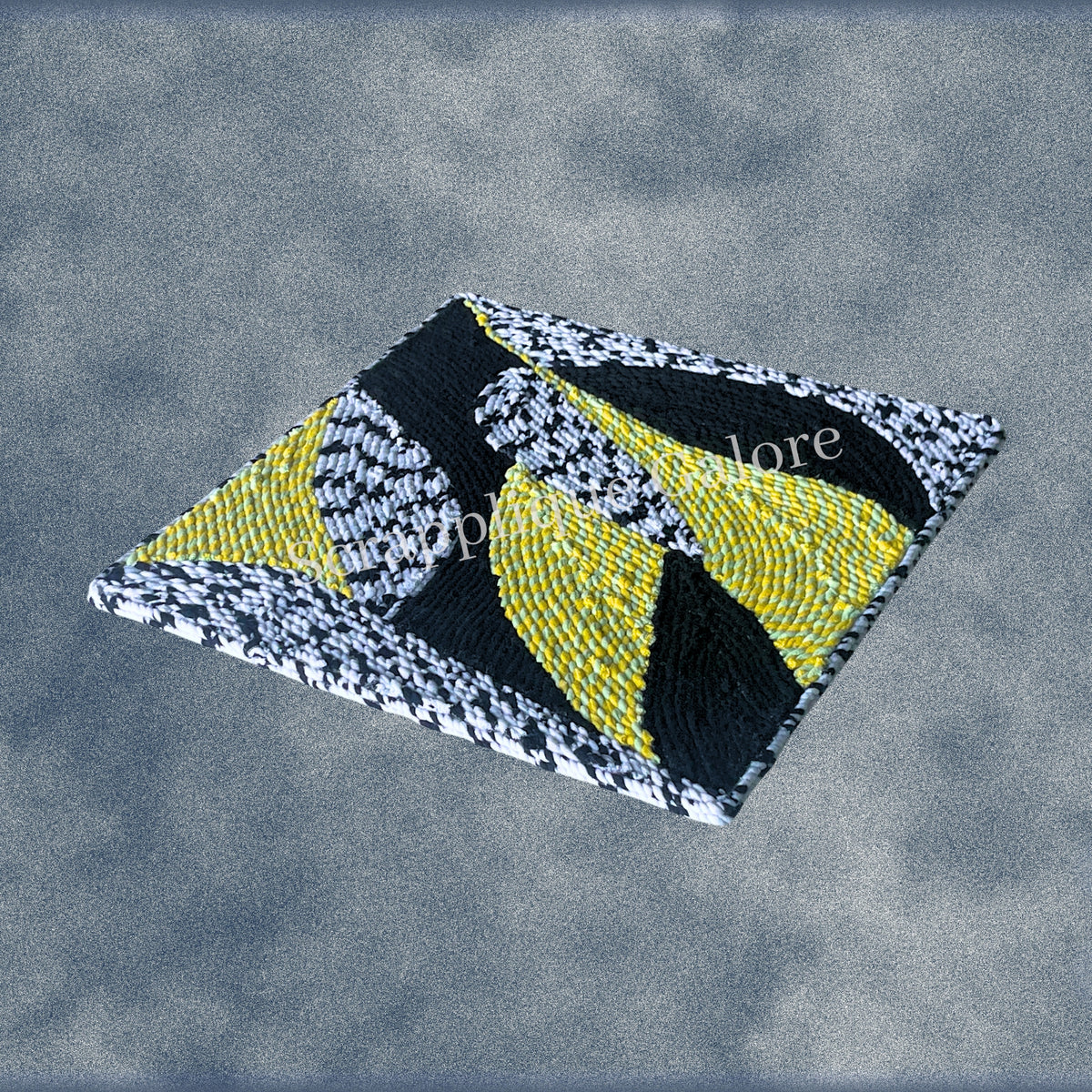 Bee-Loom Textile Art Wall Decor | Textillusion Nature-Inspired Fabric Artwork