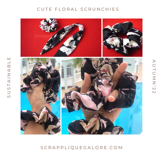 The Story of our Scrunchie Hair Accessories Upcycled Fashion Singapore