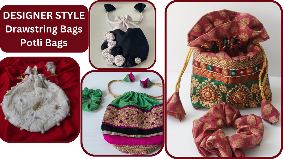 Ethnic Drawstring Bags Singapore | Transform your Ethnic Fabrics to Drawstring Bags