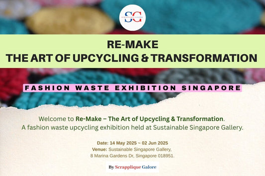 Re-Make Fashion Waste Upcycling Exhibition Singapore | The Art of Upcycling & Transformation