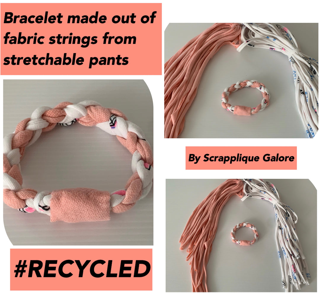 Upcycling Workshop Singapore Make Fabric Bracelets Upcycle Fashion Waste Singapore