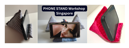Phone Stand Making Workshop Singapore | Corporate Upcycling Workshop Singapore
