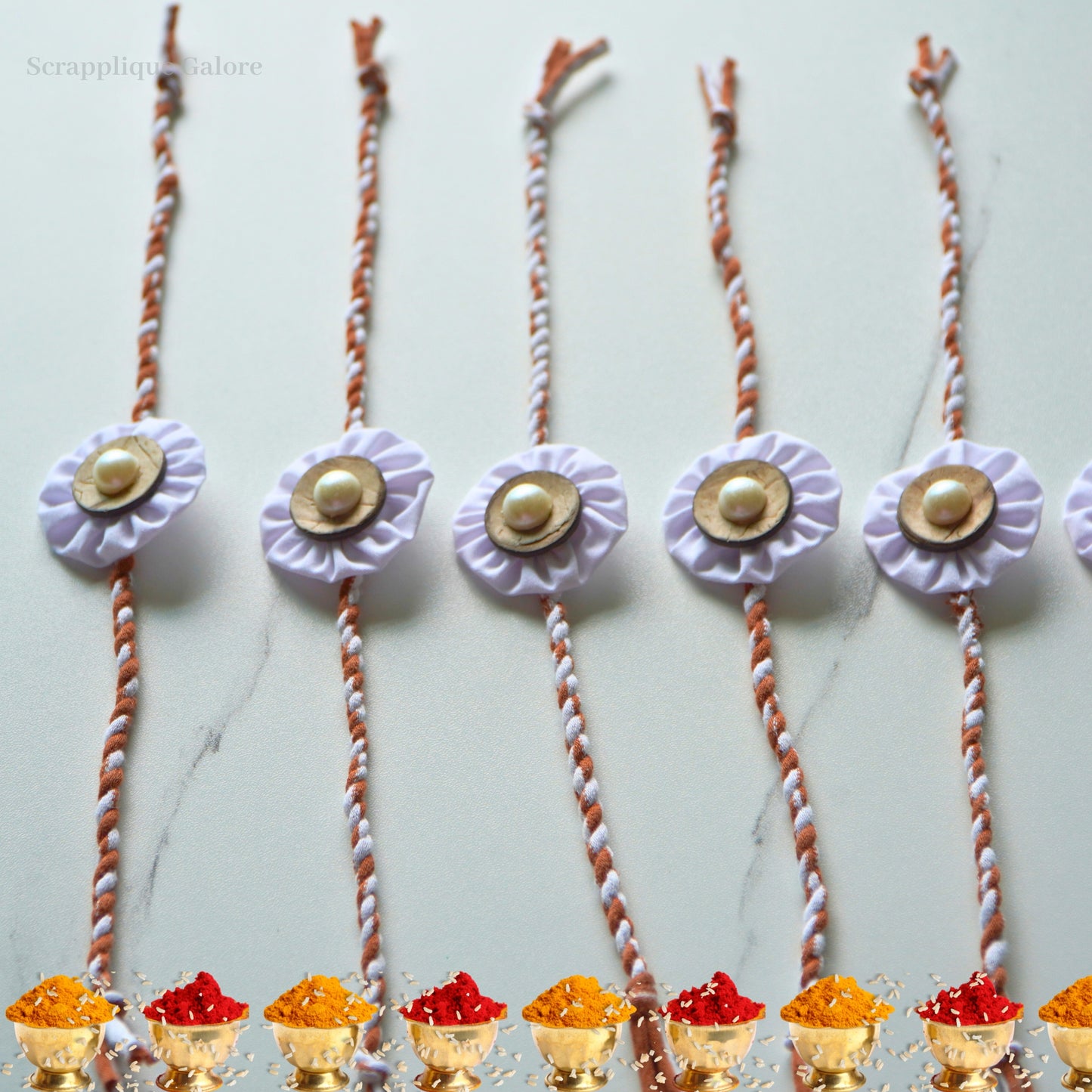 Flower Rakhis Singpore Eco-Friendly Flower Rakhis Send Flower Rakhis To Singapore