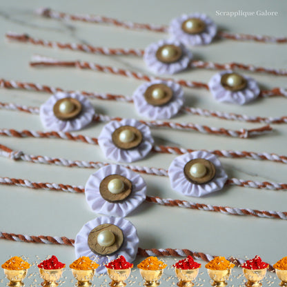 Flower Rakhis Singpore Eco-Friendly Flower Rakhis Send Flower Rakhis To Singapore