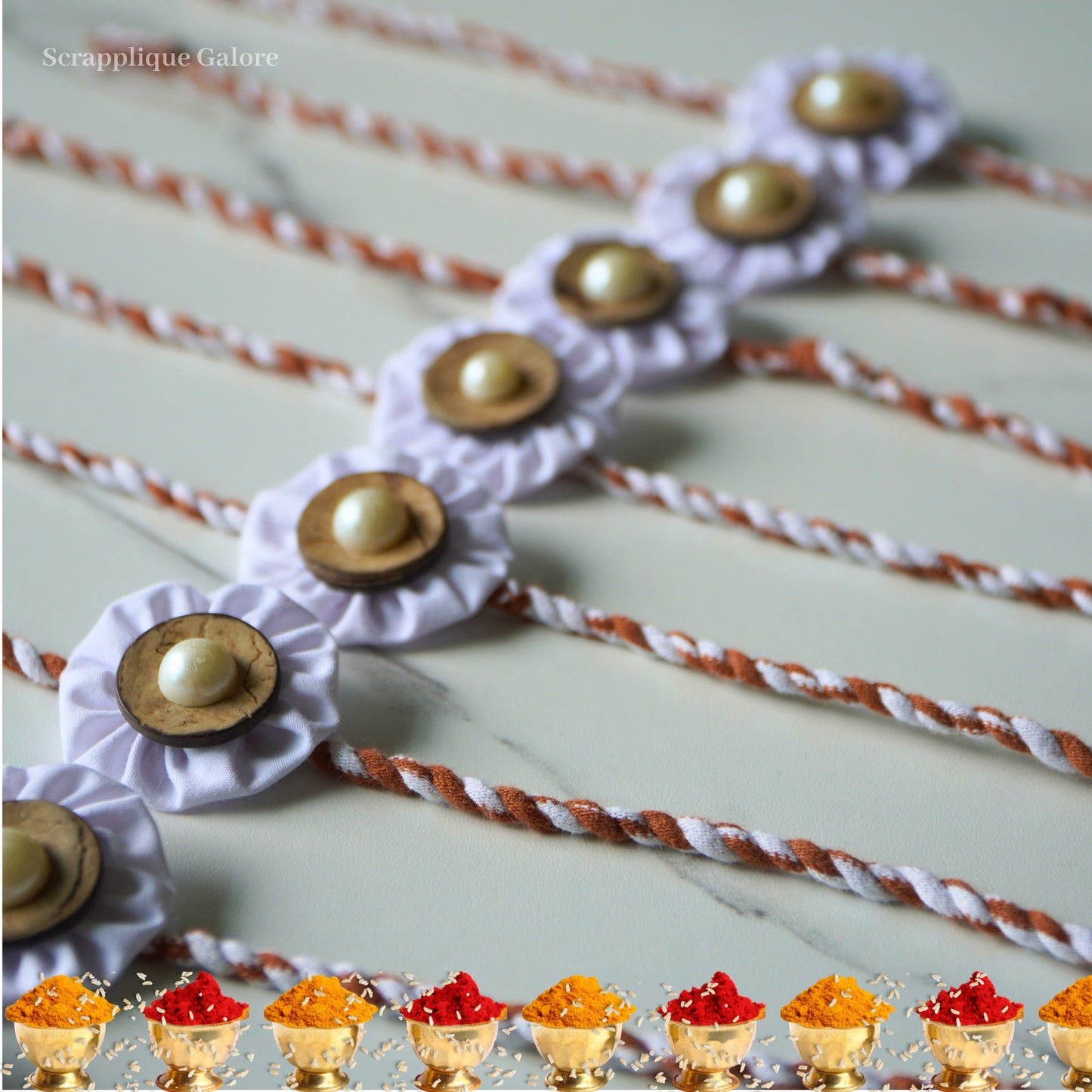 Flower Rakhis Singpore Eco-Friendly Flower Rakhis Send Flower Rakhis To Singapore