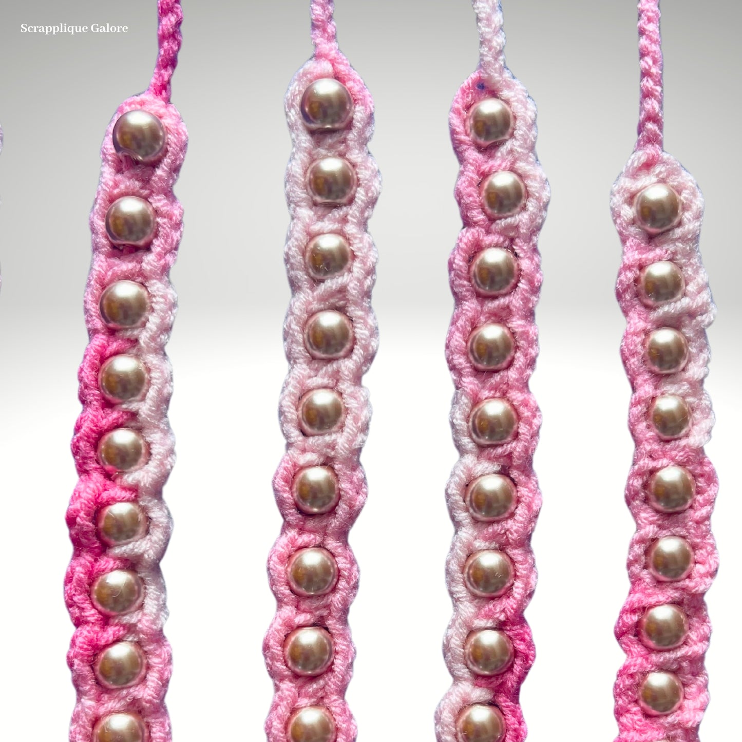 Purchase Eco-Friendly Pearl Bracelets in Singapore Crochet Pearl Bracelets