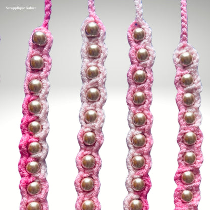 Purchase Eco-Friendly Pearl Bracelets in Singapore Crochet Pearl Bracelets