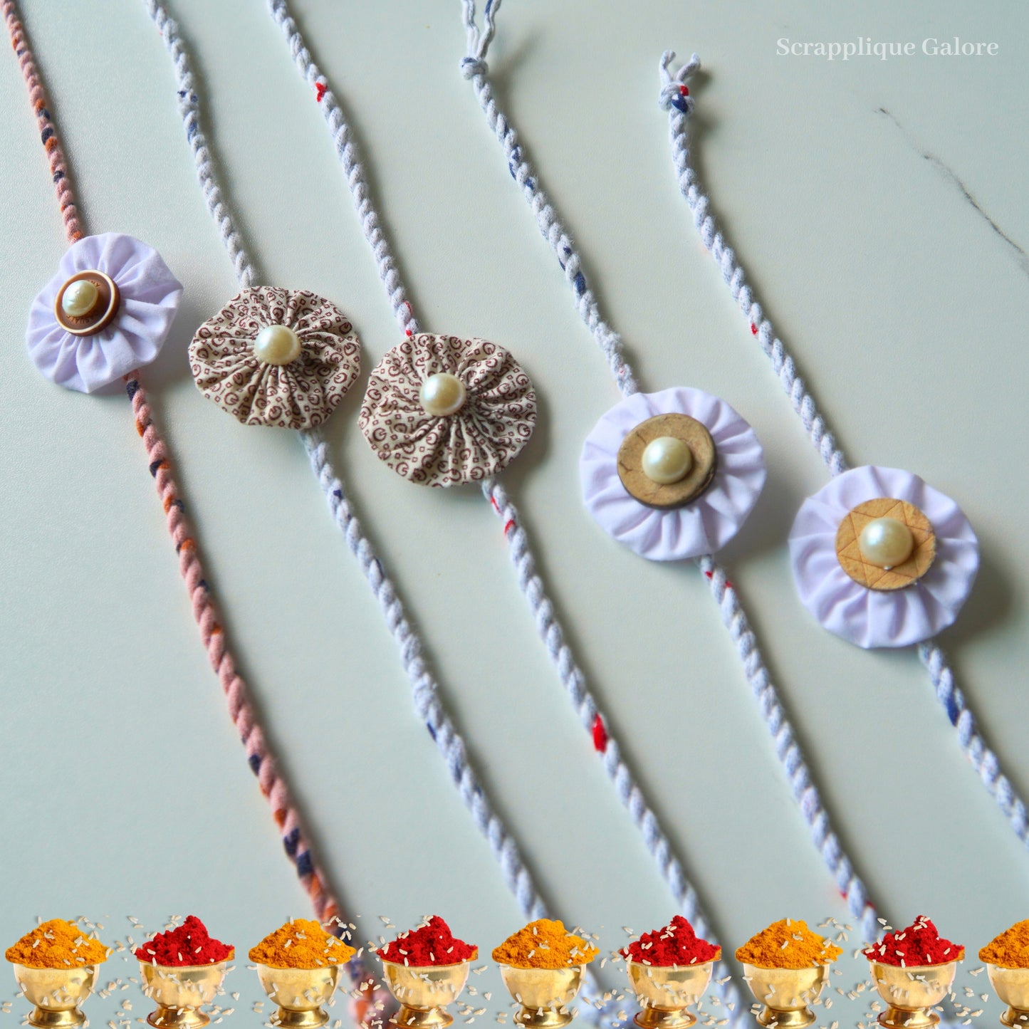 Flower Rakhis Singpore Eco-Friendly Flower Rakhis Send Flower Rakhis To Singapore