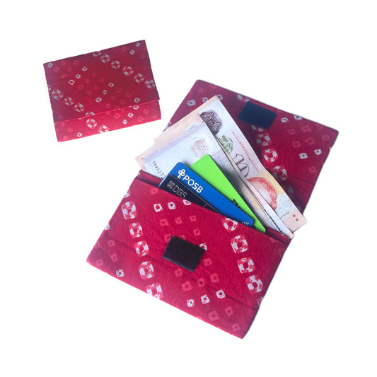 Fabric Wallet Sustainable Corporate Gift Singapore | Upcycled Corporate Gifts