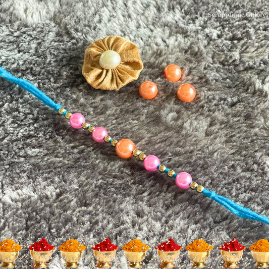Buy Beads Rakhi Singapore Eco-Friendly Rakhis Send Flower Rakhis To Singapore