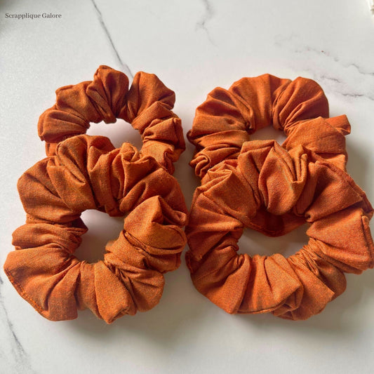 Honeyed Ochre Radiance Scrunchie Upcycled Scrunchies Singapore Fashion Hair Accessory