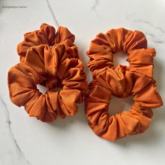 Honeyed Ochre Radiance Scrunchie Upcycled Scrunchies Singapore Fashion Hair Accessory