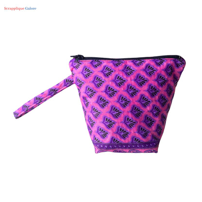 Stylish Pink & Purple Makeup & Organizer Pouch Eco-Friendly Elegance Travel Kit