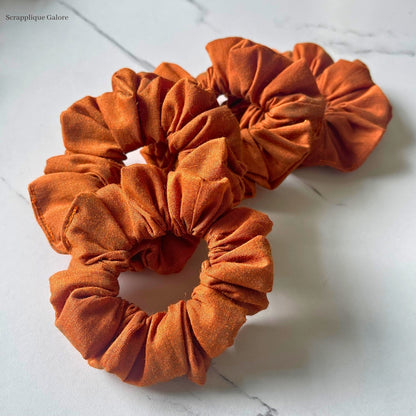 Honeyed Ochre Radiance Scrunchie Upcycled Scrunchies Singapore Fashion Hair Accessory