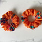 Buy Golden Orange Scrunchie Eco-Friendly Fashion Hair Accessory