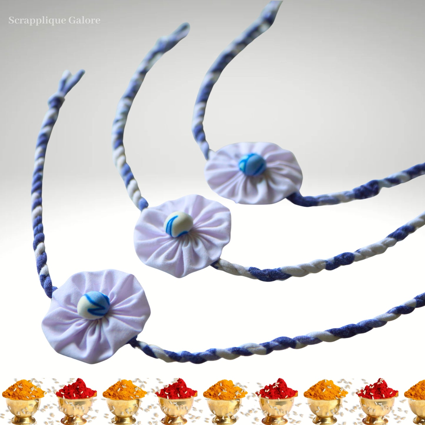 Flower Rakhis Singpore Eco-Friendly Flower Rakhis Send Flower Rakhis To Singapore