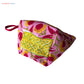 Eco-Friendly Red and Yellow Floral Travel Kit Toiletry Bag