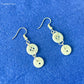 Sustainable Button Earrings Upcycled Old Buttons Reduce Plastic Waste