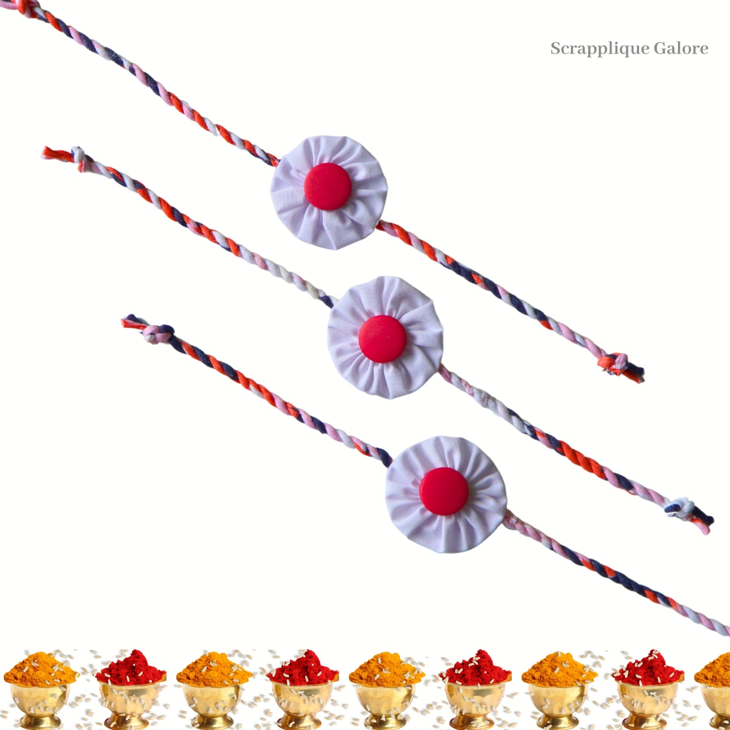 Flower Rakhis Singpore Eco-Friendly Flower Rakhis Send Flower Rakhis To Singapore