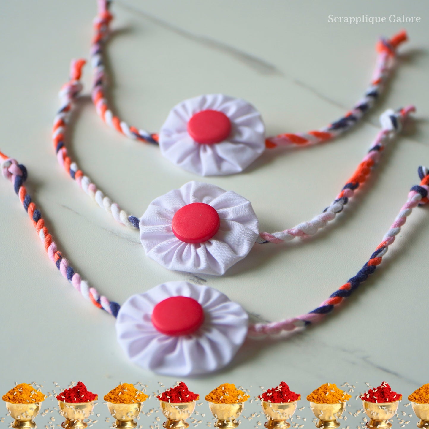 Flower Rakhis Singpore Eco-Friendly Flower Rakhis Send Flower Rakhis To Singapore