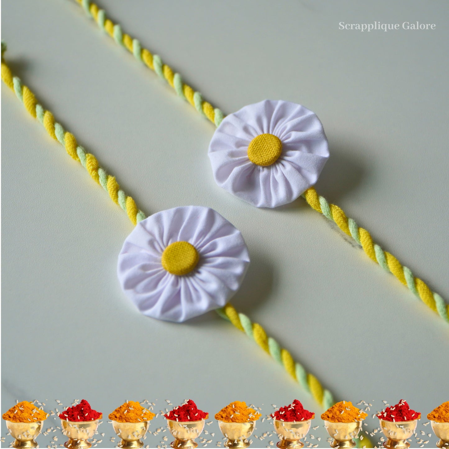 Flower Rakhis Singpore Eco-Friendly Flower Rakhis Send Flower Rakhis To Singapore