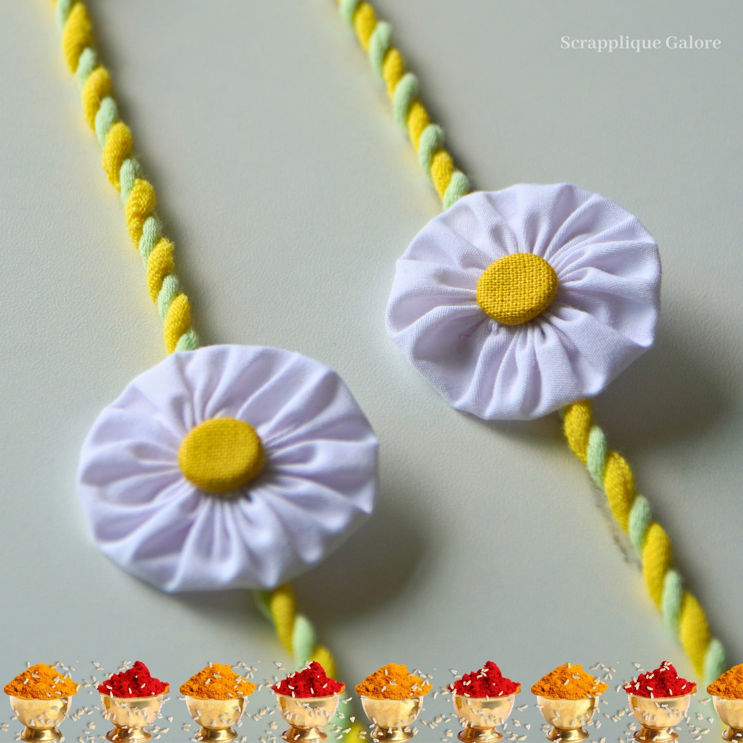Flower Rakhis Singpore Eco-Friendly Flower Rakhis Send Flower Rakhis To Singapore
