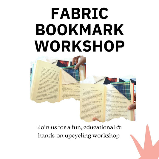 Make Fabric Bookmark Workshop Singapore | Upcycle Fashion Waste Workshop Singapore