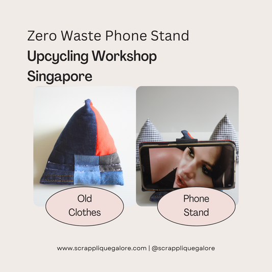 Zero Waste Phone Stand Upcycling Workshop | Make a Hand Phone Stand Upcycle Old Clothes