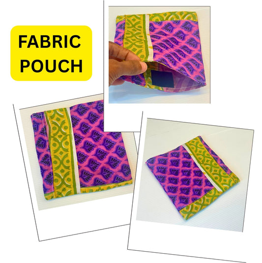 <Bulk Order> Fabric Pouches – Upcycled Textile (Eco-Friendly Corporate Gifts Singapore)
