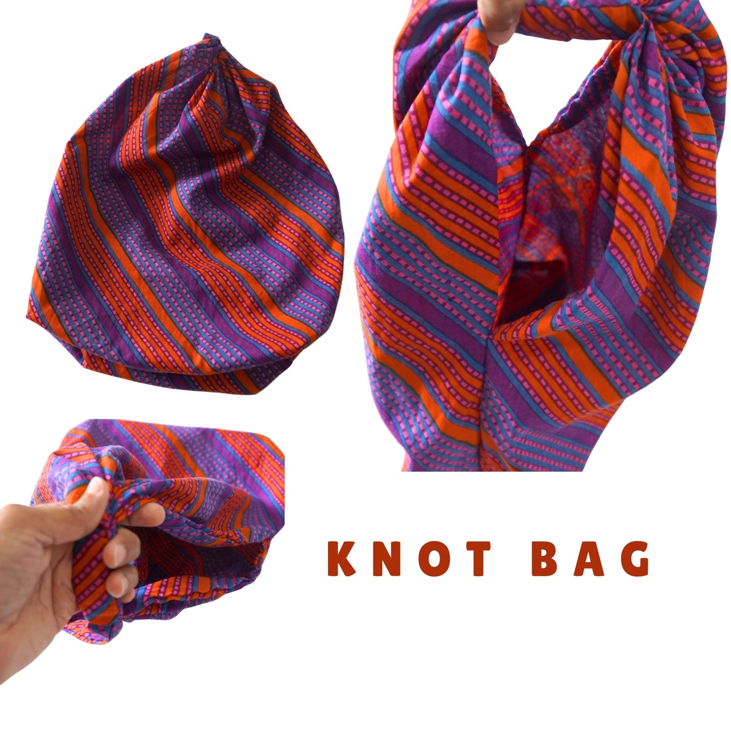 <Bluk Order> Stylish Knot Handbag Zero Waste Fashion (Sustainable Corporate Gifts Singapore)