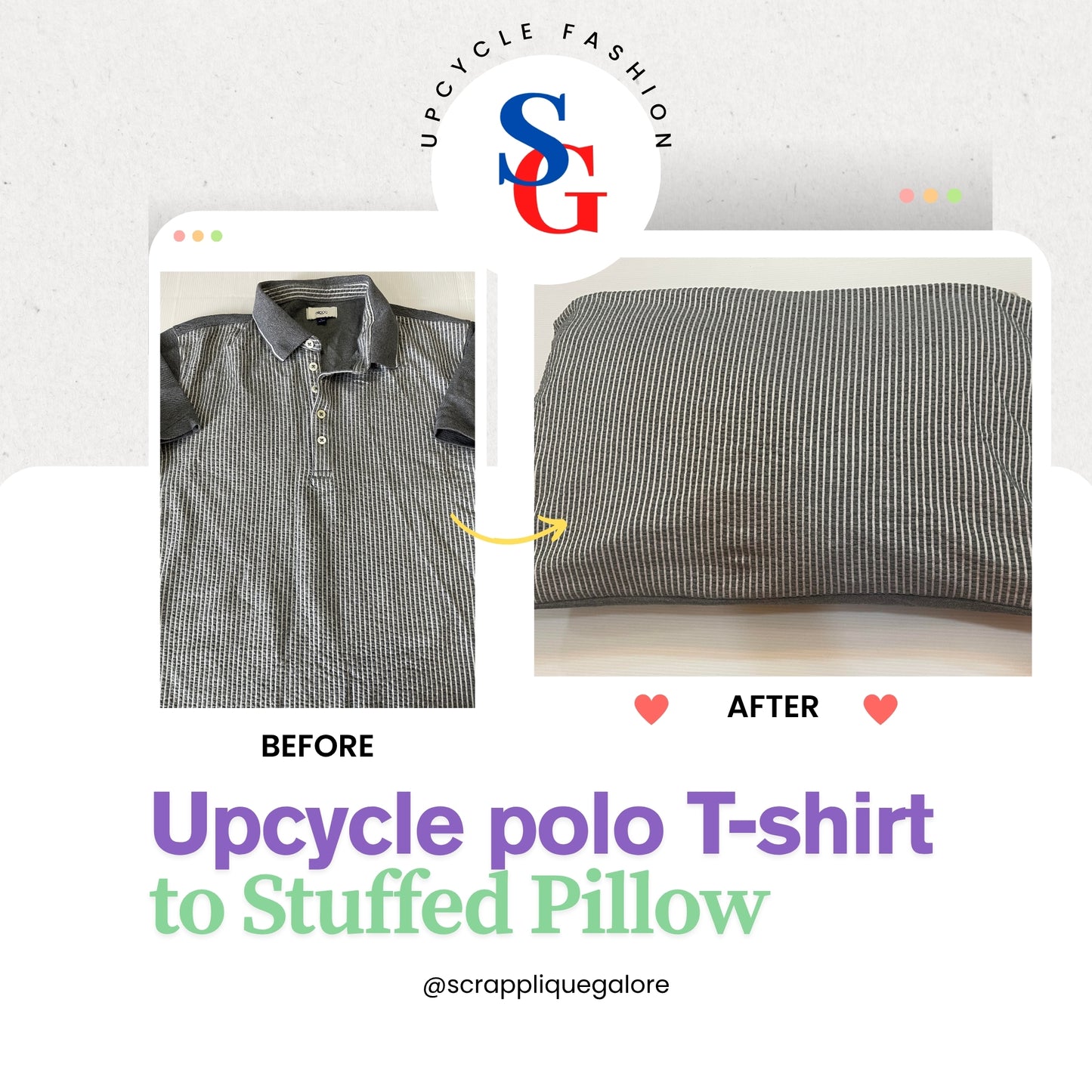 Eco-Friendly Upcycle Workshop Singapore | Make Stuffed Pillows Fashion Waste Workshop Singapore