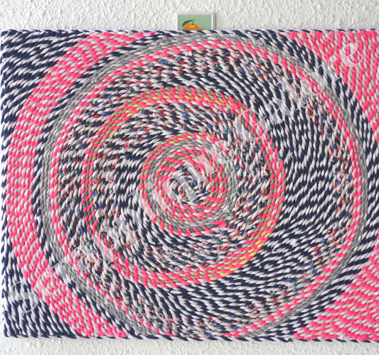 Textilellusion Spiraling Waves Abstract Textile Wall Art Home Decoration